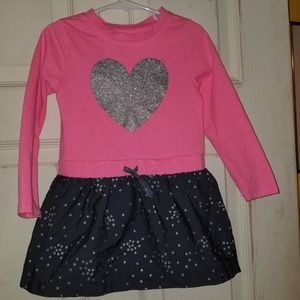 Pink and White Carter's Dress Size 5